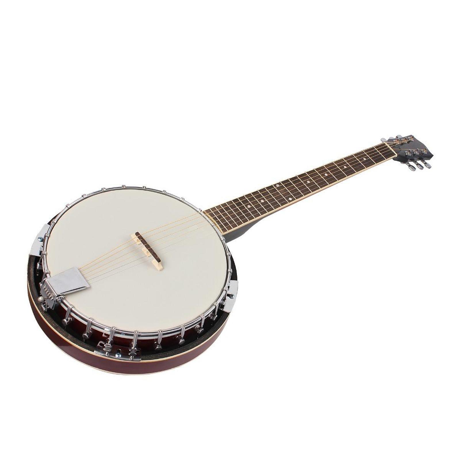 Musical Instrument Banjo - 手作りのバンジョー楽器 36.61インチ サペリ材バンジョーキット バッグ付き 音楽学習と演奏用