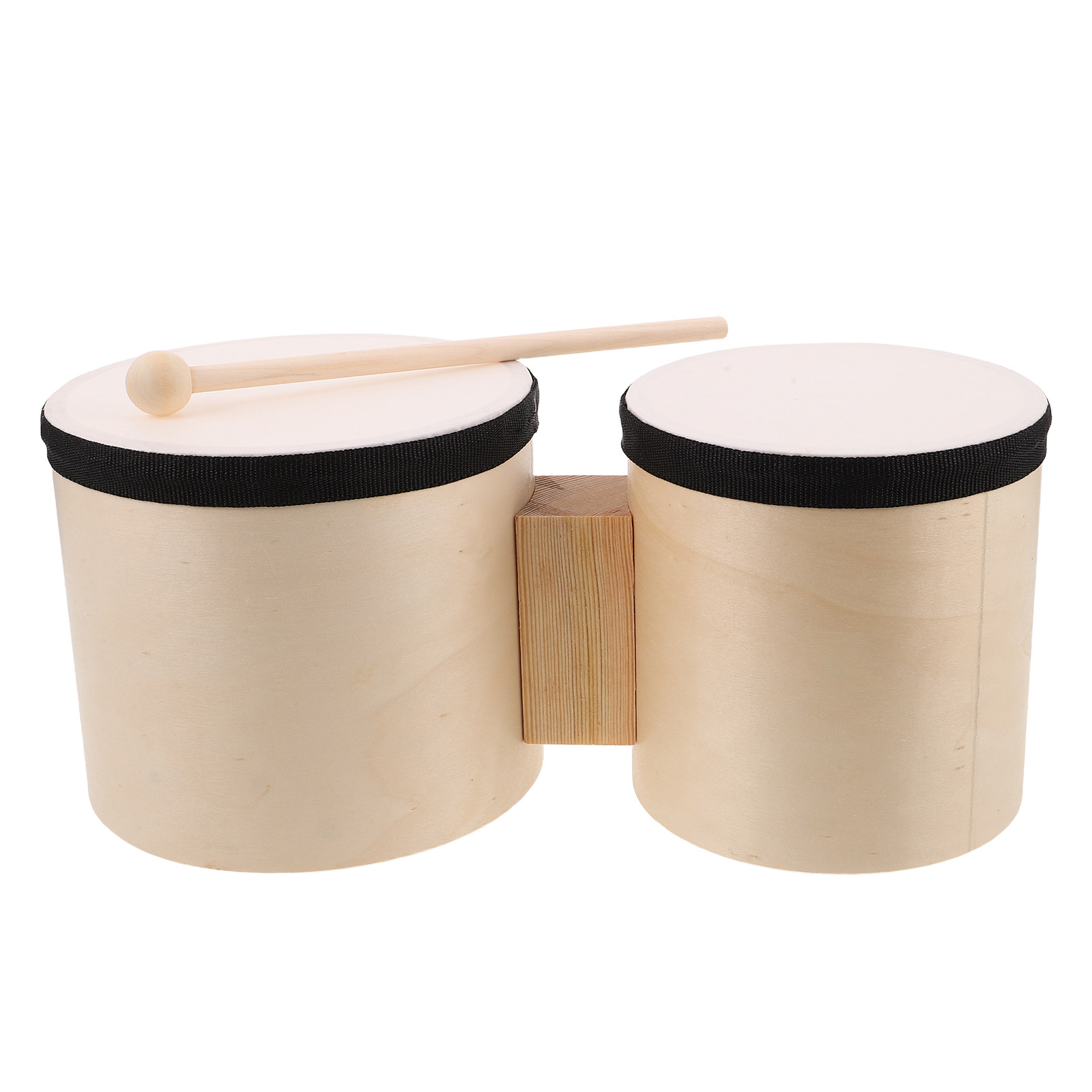 1セット、初心者向けの木製手ドラム（ボンゴ）、5インチと6イ - Musical Instrument Percussion のレビューと価格
