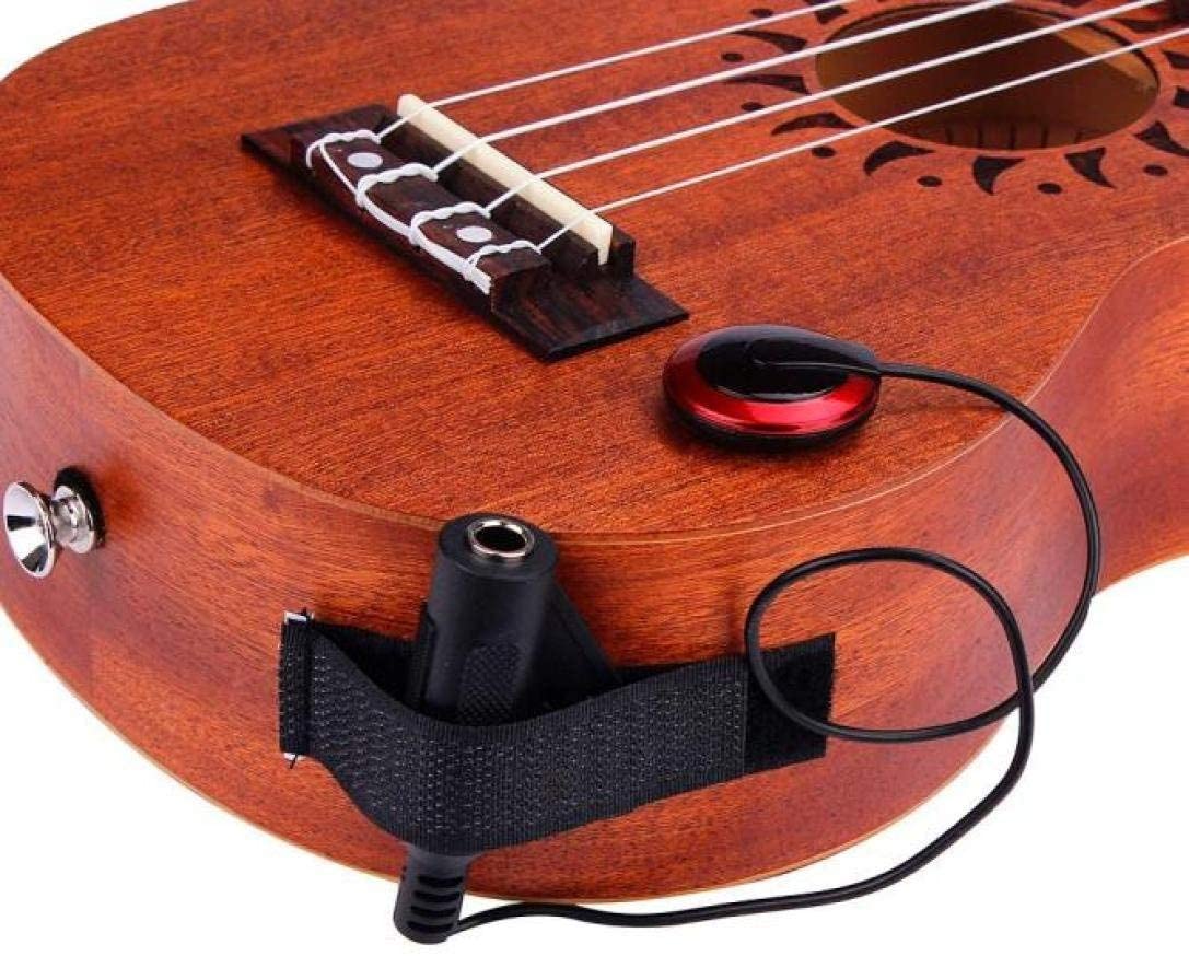 1 個ピエゾコンタクトマイクピックアップギターバイオリンバン - Musical Instrument Banjo のレビューと価格