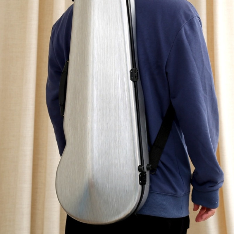 カーボンファイバーバイオリンケース落下防止衝突防止保護ケース - Musical Instrument Accessories のレビューと価格