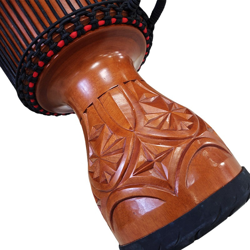 プロのアフリカのジャンベ大型アフリカドラム大人の音楽タッピン - Musical Instrument Percussion のレビューと価格
