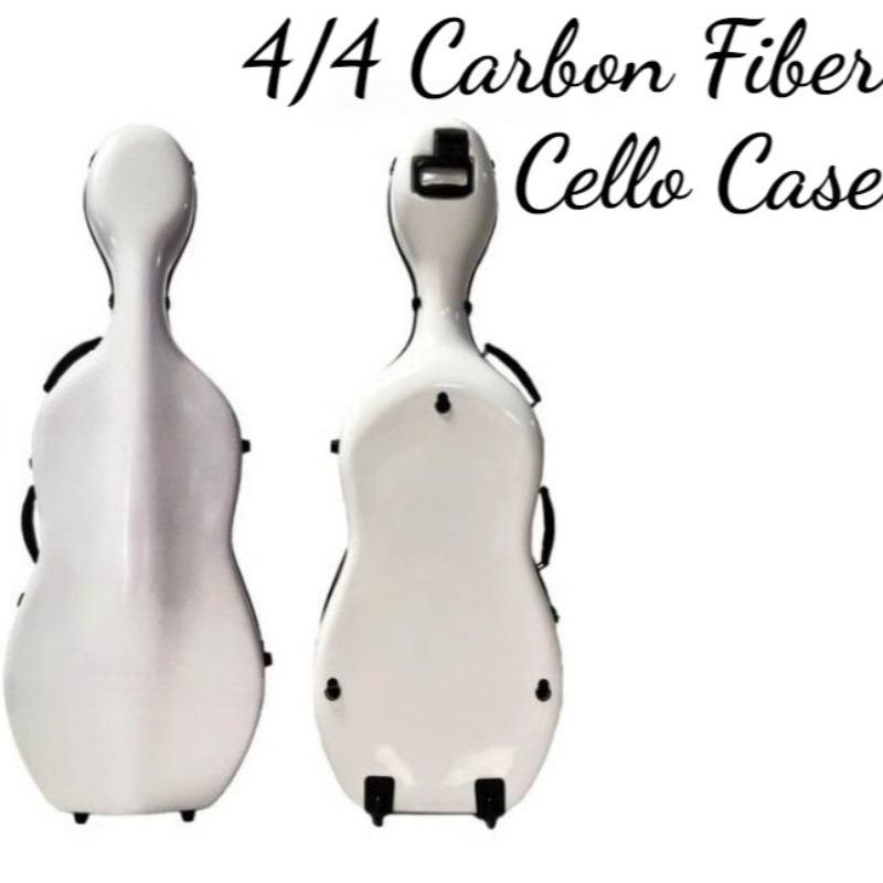 4/4 カーボンファイバーチェロケース傷防止耐摩耗性軽量ポー - Musical Instrument Accessories のレビューと価格