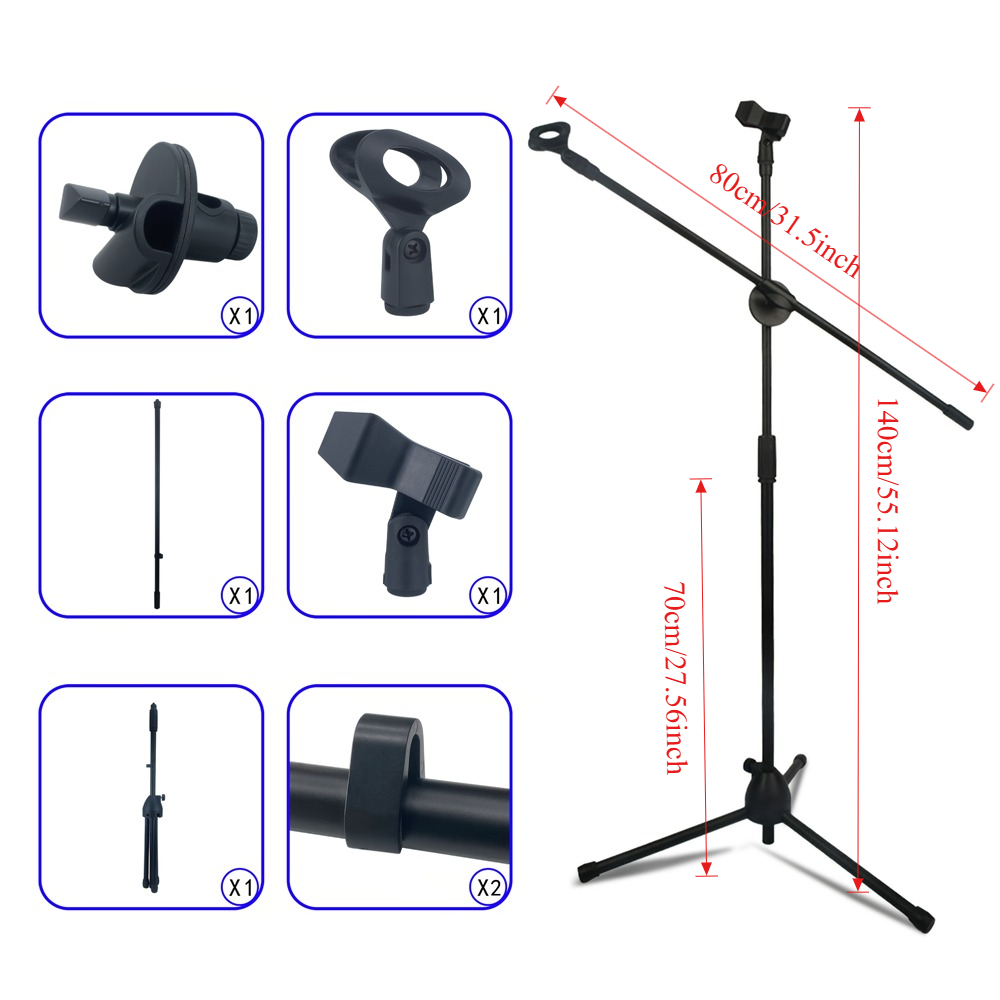 デュアルアーム設計のパフォーマンス用マイクフロアスタンド：柔 - A Musical Instrument You Shake のレビューと価格