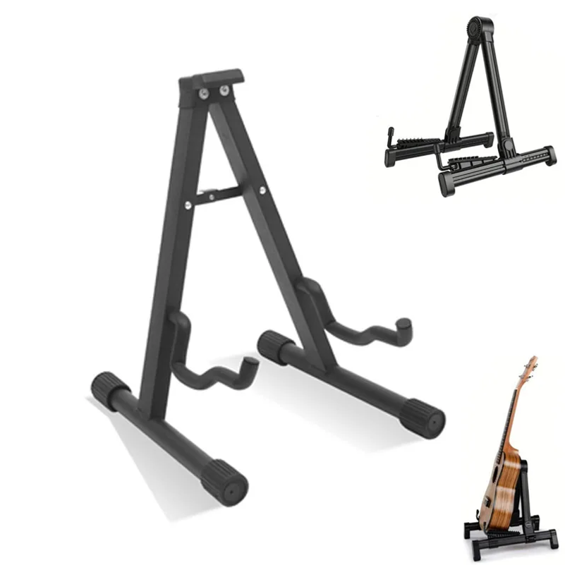 折りたたみ式ギタースタンド アコースティックギター用 ABS - Musical Instrument Banjo のレビューと価格