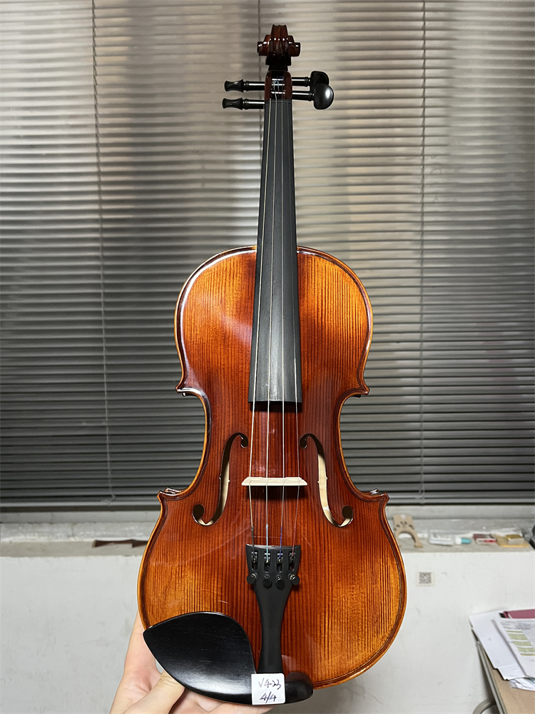 実物写真。自然な炎模様が施された木製。手作りのアンティーク4 - Musical Instrument Photo のレビューと価格