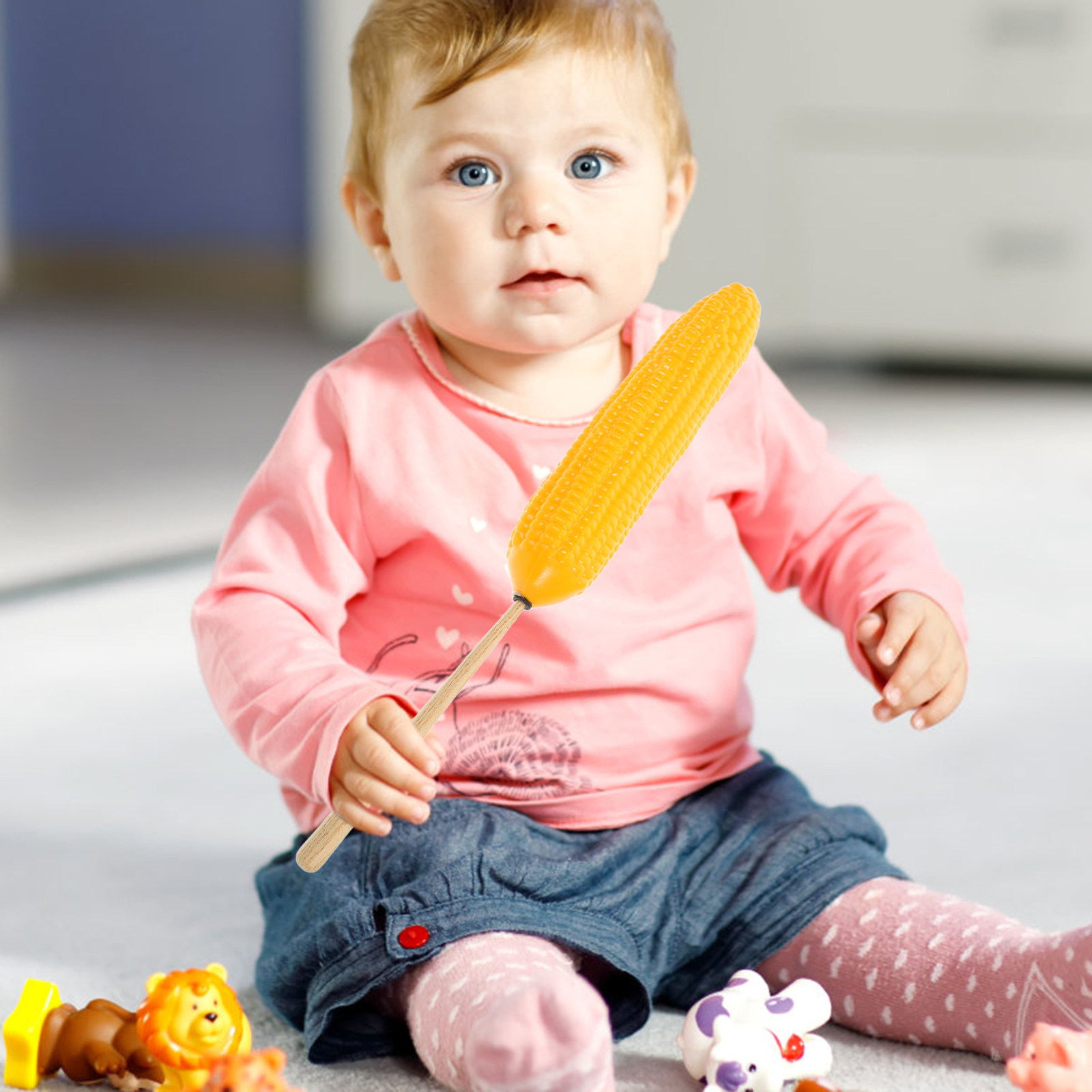 1個入りのコーンシェイカー。幼児や子供向けのオルフ楽器。モン - Musical Instrument For Toddlers のレビューと価格
