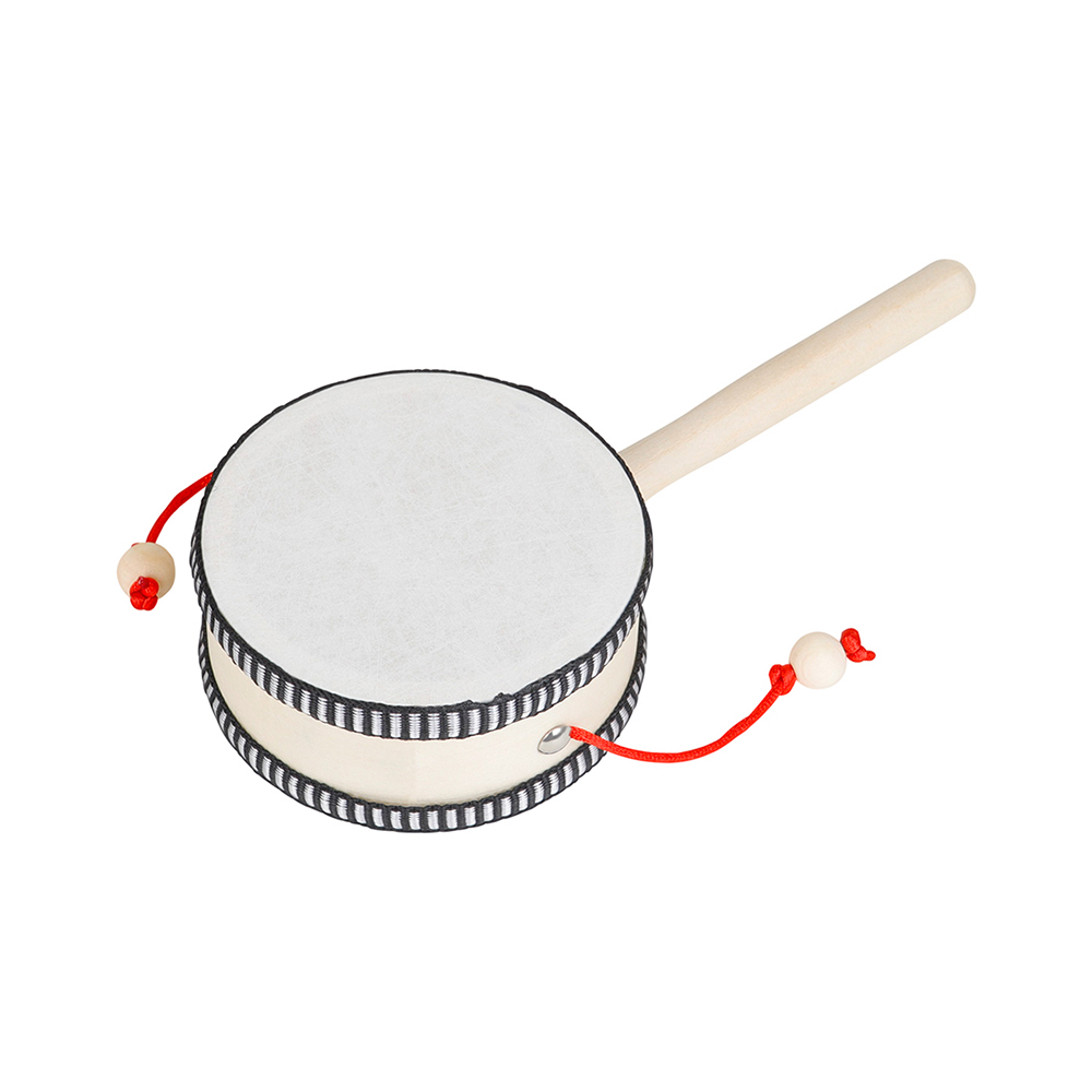 4 インチ楽器ガラガラハンドシェイク木製黒サイドドラム子供時 - A Musical Instrument You Shake のレビューと価格
