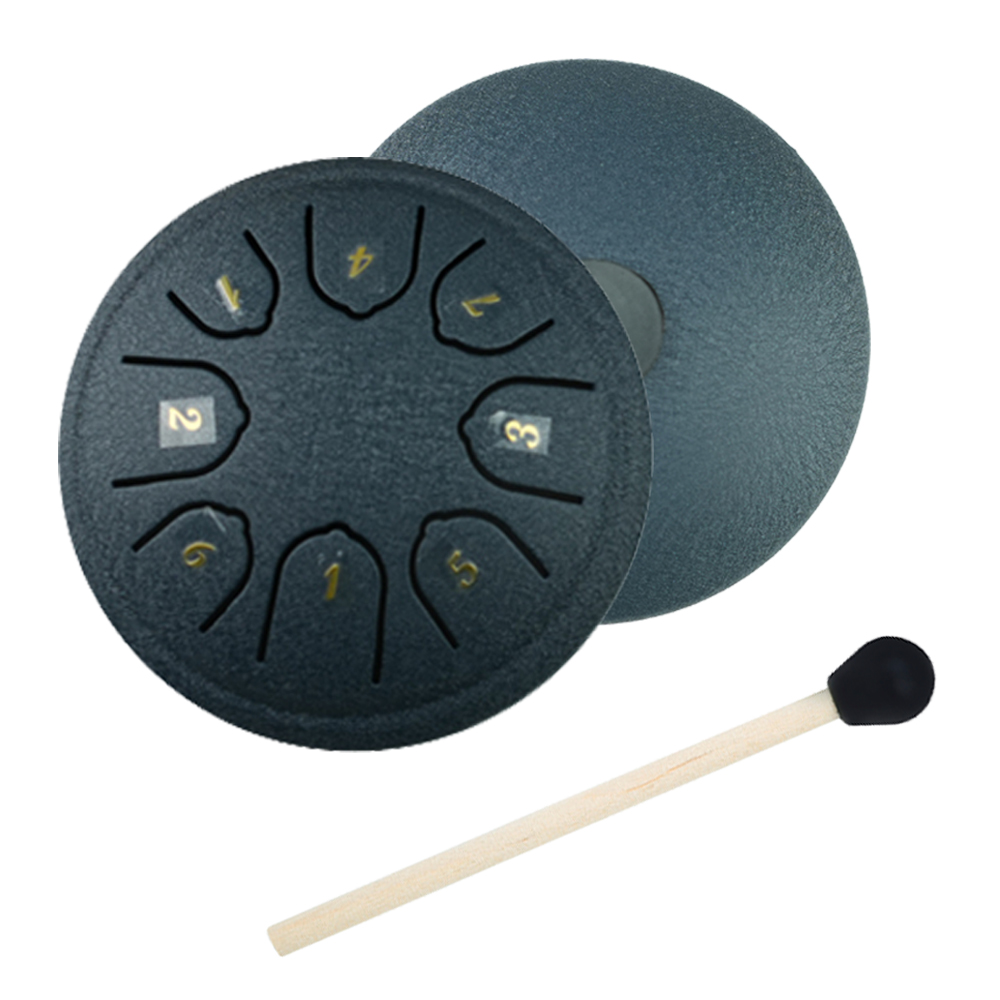 4.5 インチ 8 トーン舌ドラム鋼音楽ドラムドラムスティッ - Musical Instrument Percussion のレビューと価格