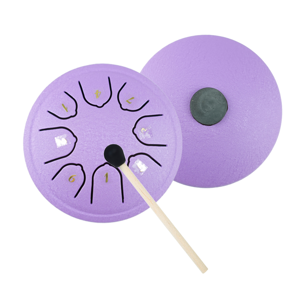 4.5 インチ 8 トーン舌ドラム鋼音楽ドラムドラムスティッ - Musical Instrument Percussion のレビューと価格