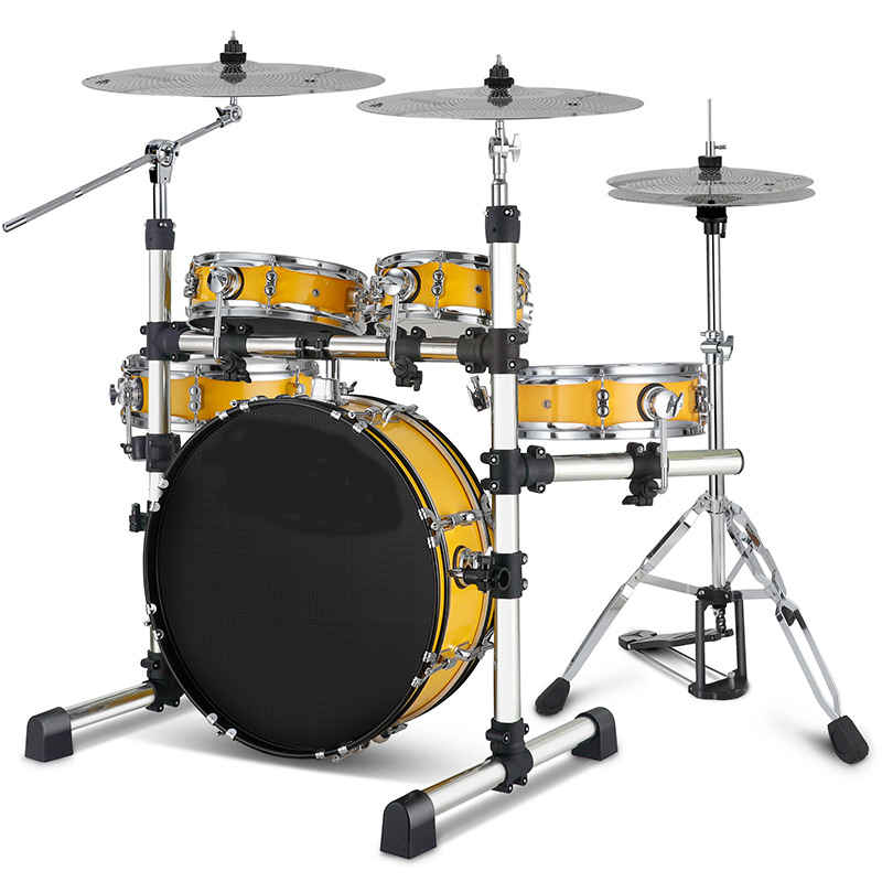 プロ仕様の打楽器 ジャズドラムセット 5ドラムキット 3シン - Musical Instrument Jazz のレビューと価格