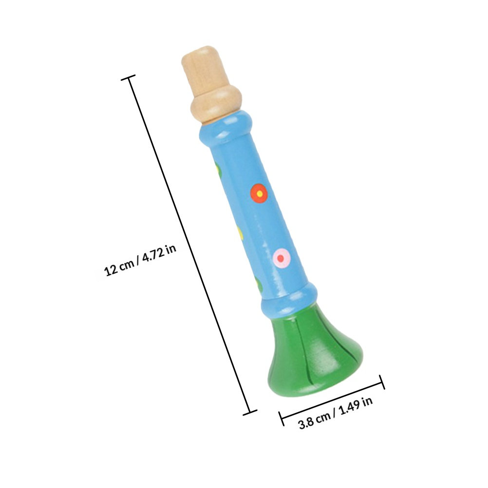 幼児や未就学児向けの、カラフルな小型木製リコーダー4本セット - Musical Instrument For Toddlers のレビューと価格
