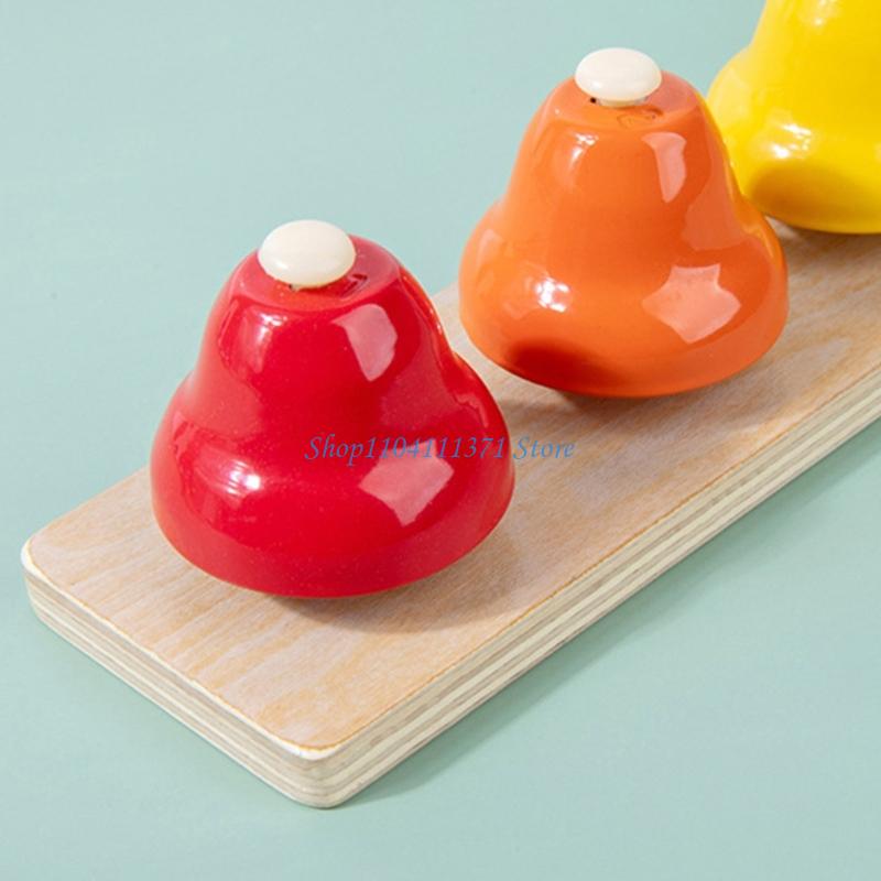 8音ハンドベル デスクベル カラフルなハンドベル 打楽器 音 - Musical Instrument For Toddlers のレビューと価格