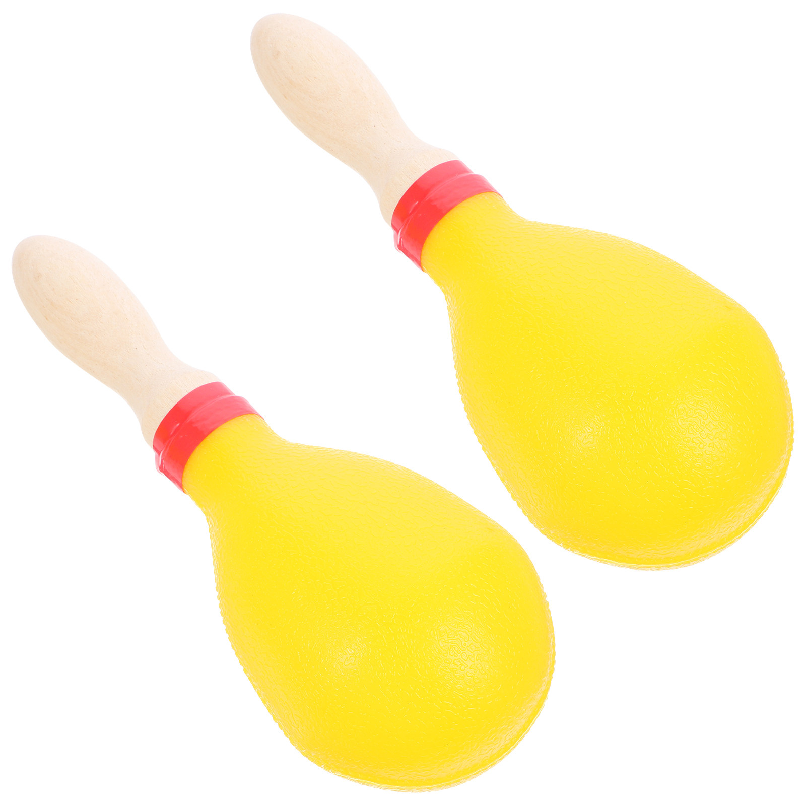 1 ペア木製マラカスシェイカー子供用打楽器幼児子供用安全バリ - Musical Instrument For Toddlers のレビューと価格