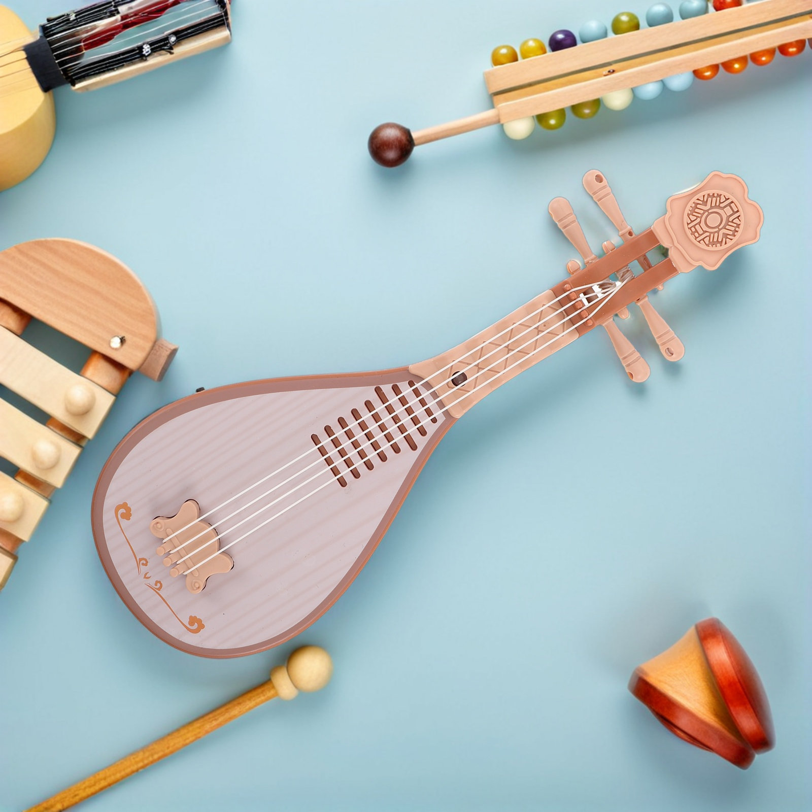 軽量のピパ楽器。子供向けの弦楽器で、本格的な演奏が可能なデザ - Musical Instrument Photo のレビューと価格
