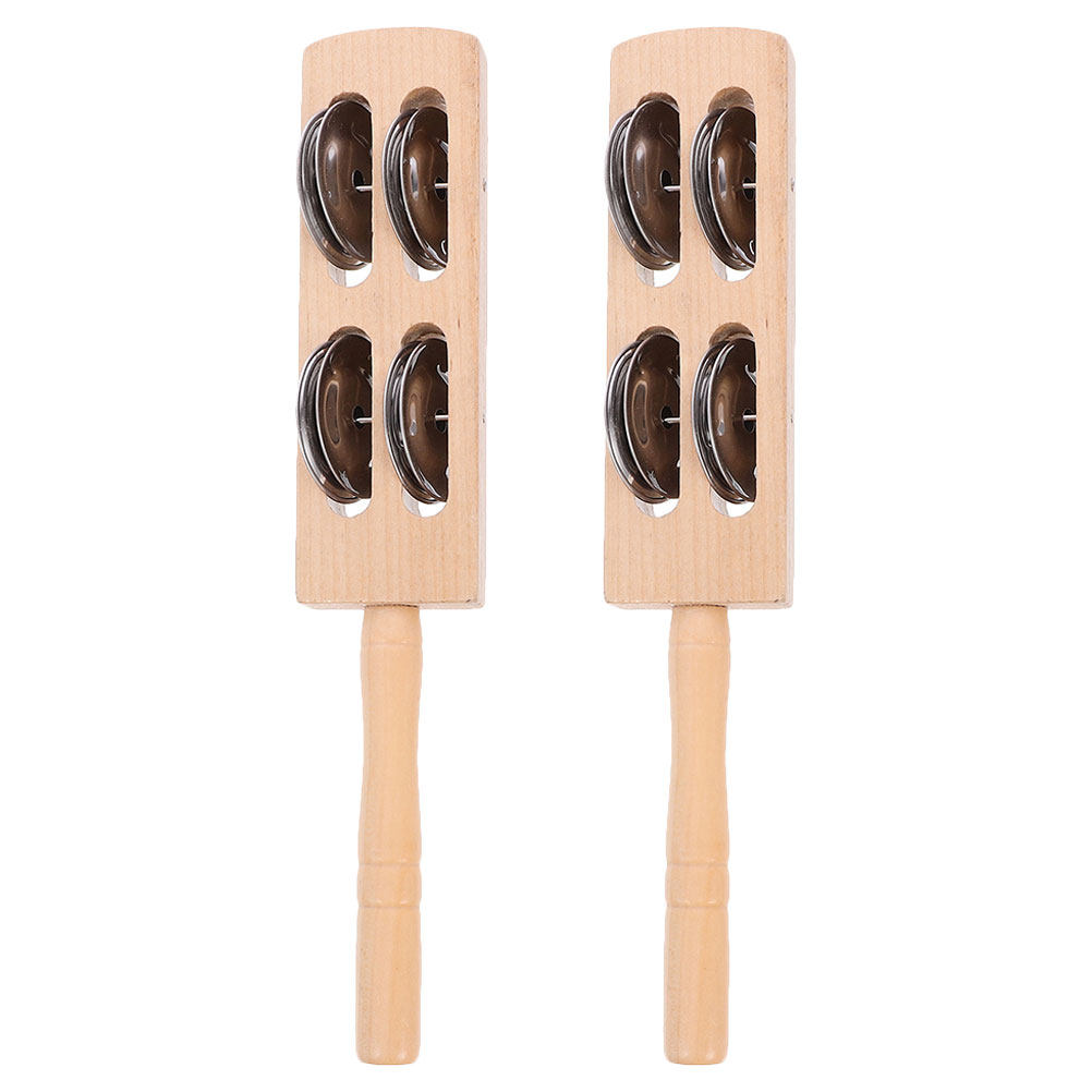 2本セット ベルスティック 打楽器 木製 シェイキング ハン - A Musical Instrument You Shake のレビューと価格