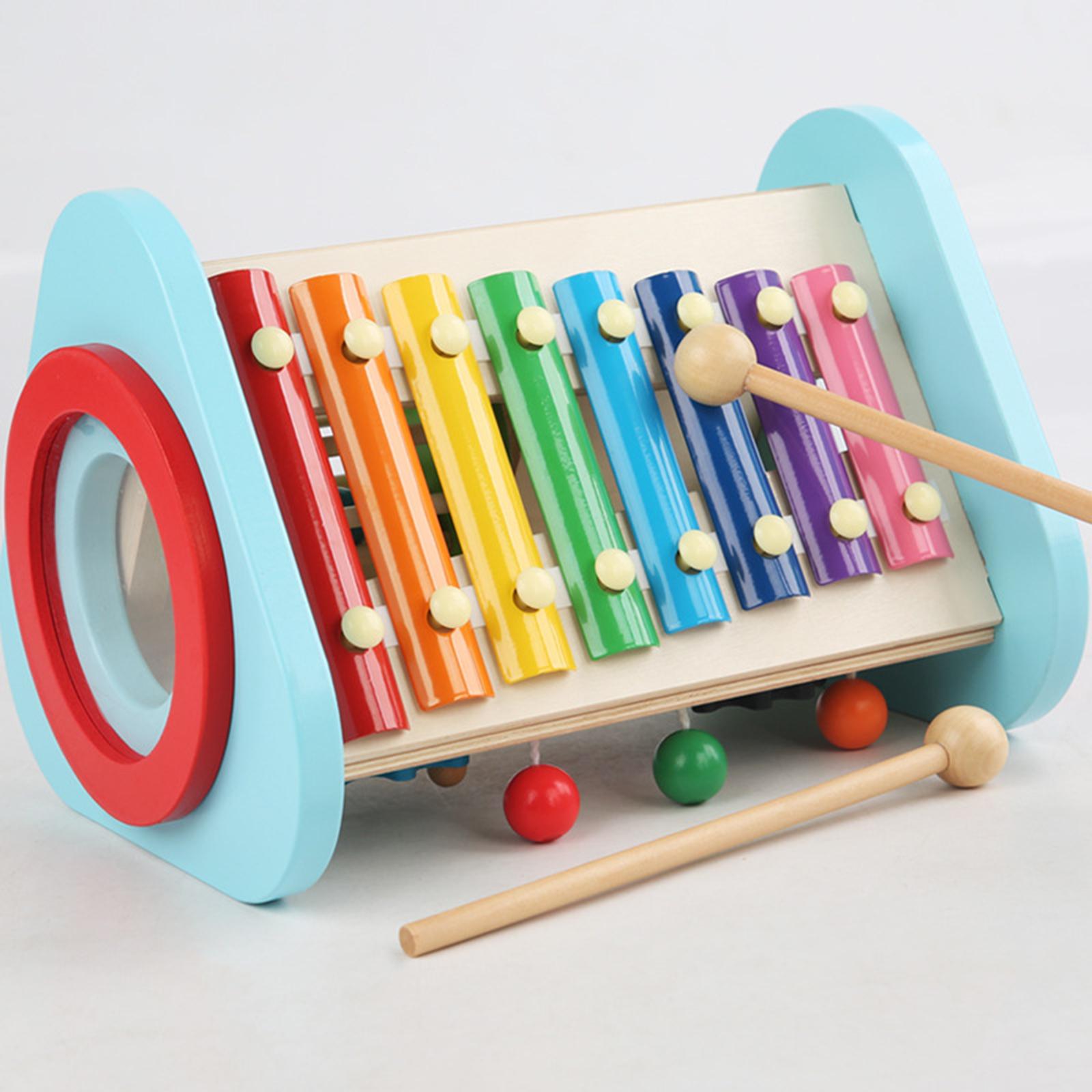 幼児のための木製の打楽器のおもちゃ、学習スキルのおもちゃ、音 - Musical Instrument For Toddlers のレビューと価格