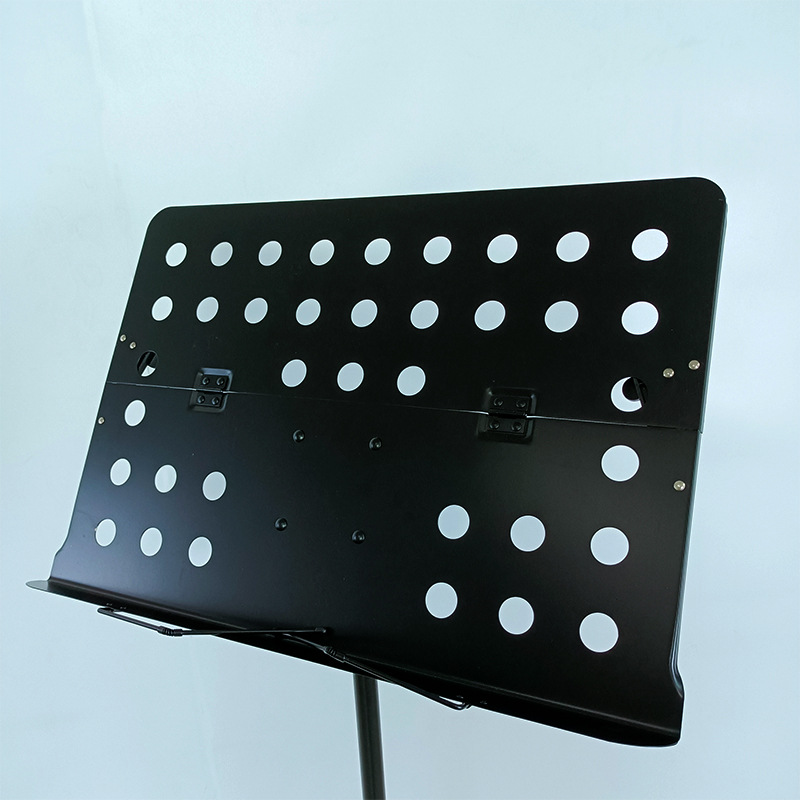 金属製折りたたみ式大型譜面台 ブラック ポータブル 調整可能 - Musical Instrument Accessories のレビューと価格