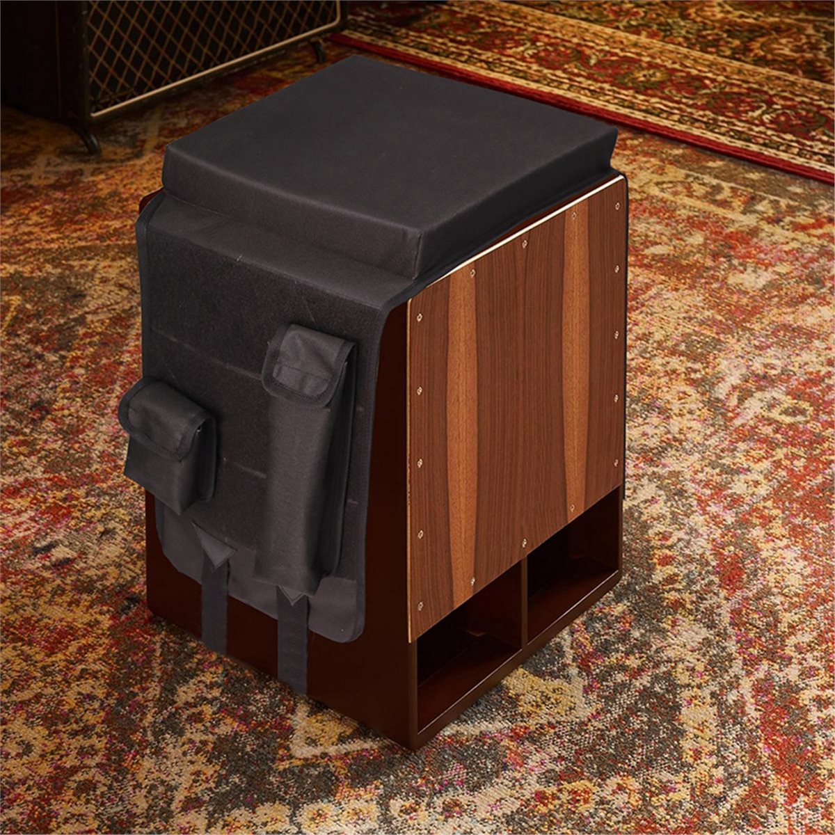 【大セール】カホンパッド入りシート楽器用サドル サイドポケッ - Musical Instrument Accessories のレビューと価格