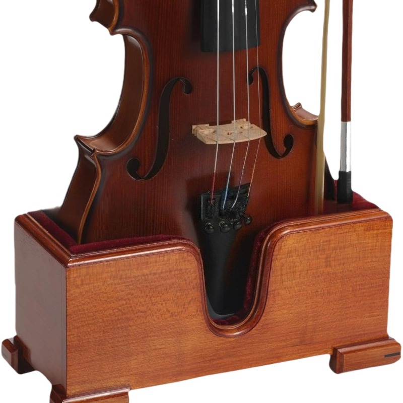 4/4 木製チェロスタンド高品質安定した耐久性のある滑り止め - Musical Instrument Accessories のレビューと価格