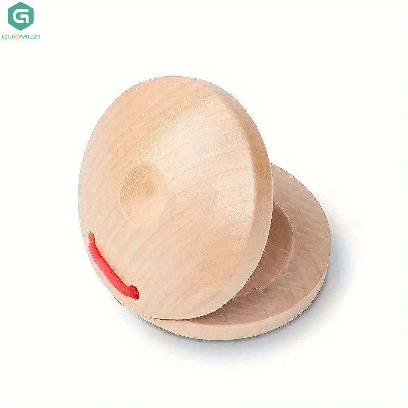 1 個カスタネット木製カスタネット木製パーカッションフラメン - Musical Instrument For Toddlers のレビューと価格