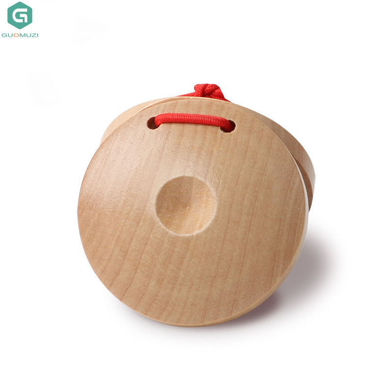 1 個カスタネット木製カスタネット木製パーカッションフラメン - Musical Instrument For Toddlers のレビューと価格