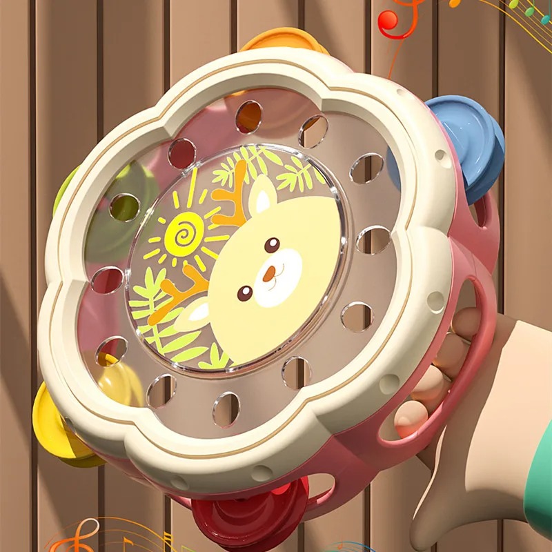 ハンドドラムおもちゃ赤ちゃん幼児用ミュージカル打楽器パットド - A Musical Instrument You Shake のレビューと価格
