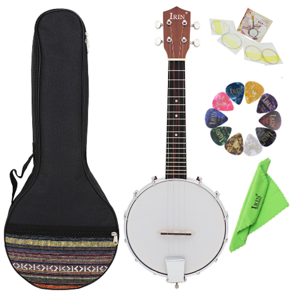 IRIN-4弦banjo楽器、ジャズ用に適しています音楽、パ - Musical Instrument Banjo のレビューと価格