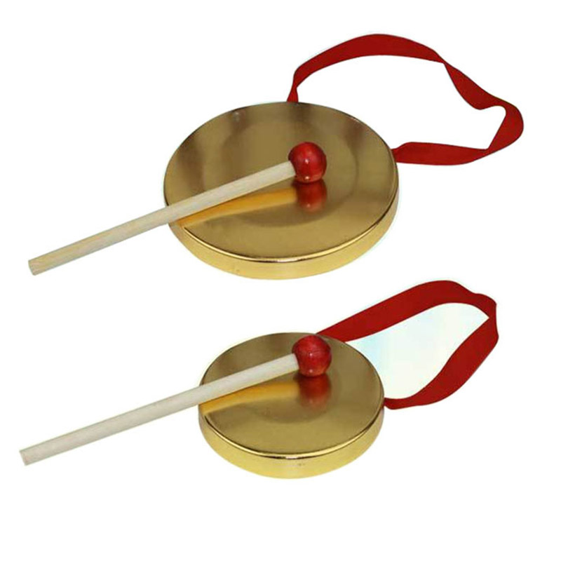 1Pc ハンドゴング 木製スティック付き 伝統的な中国の民族 - Musical Instrument For Toddlers のレビューと価格