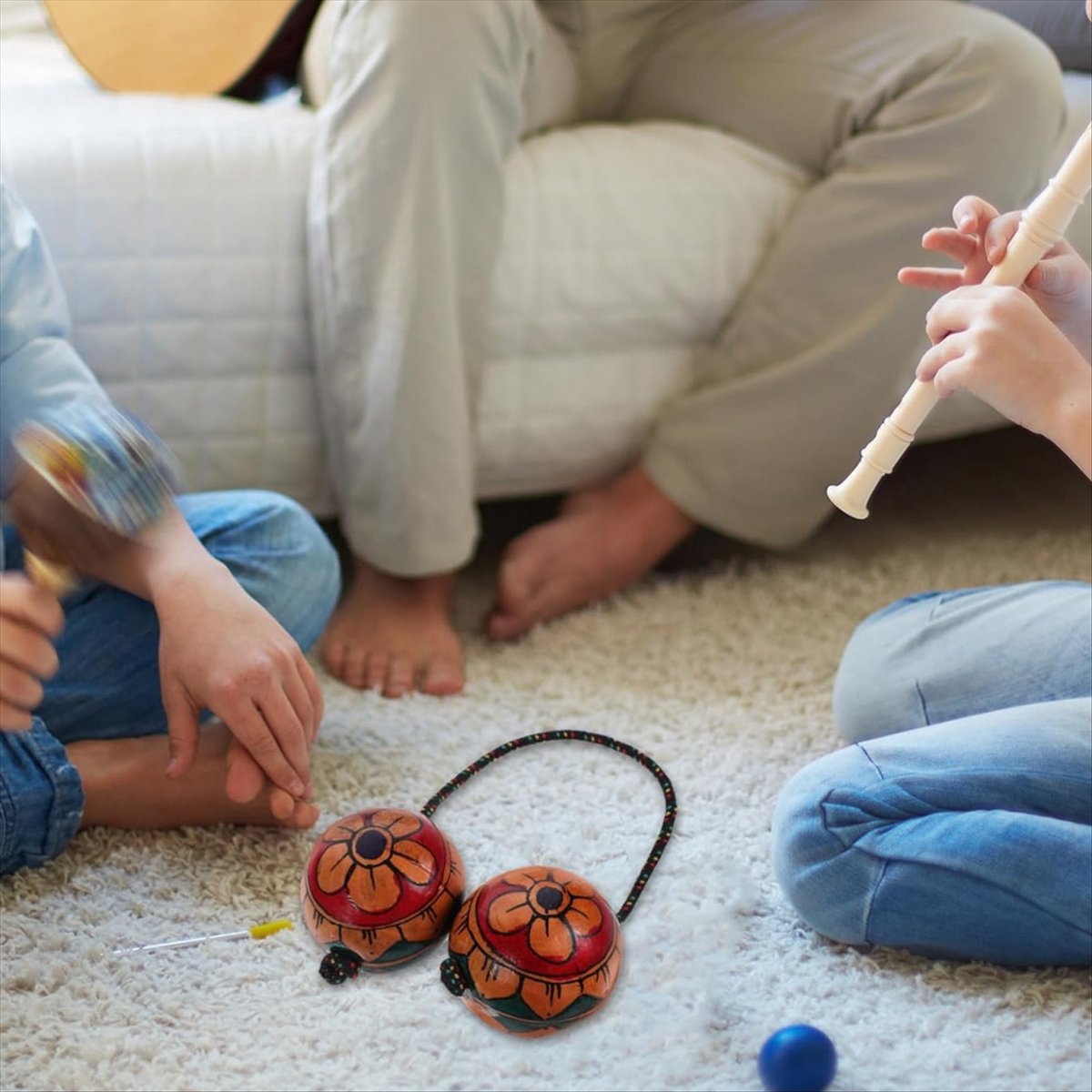 【HOT!TURE】手描きマラカス楽器 リズミカルボール シ - A Musical Instrument You Shake のレビューと価格
